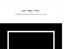 Tablet Screenshot of eatprayf-ck.com